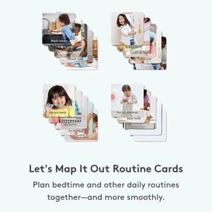 Lovevery Let's Map It Out Routine Cards From The Helper Play Kit 25-27+ Mos